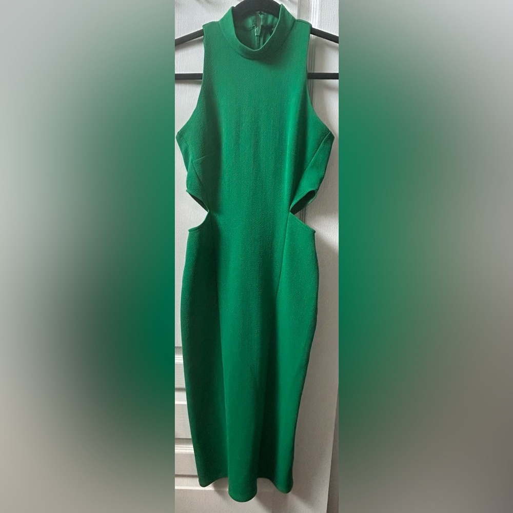 Top Shop cut out midi dress